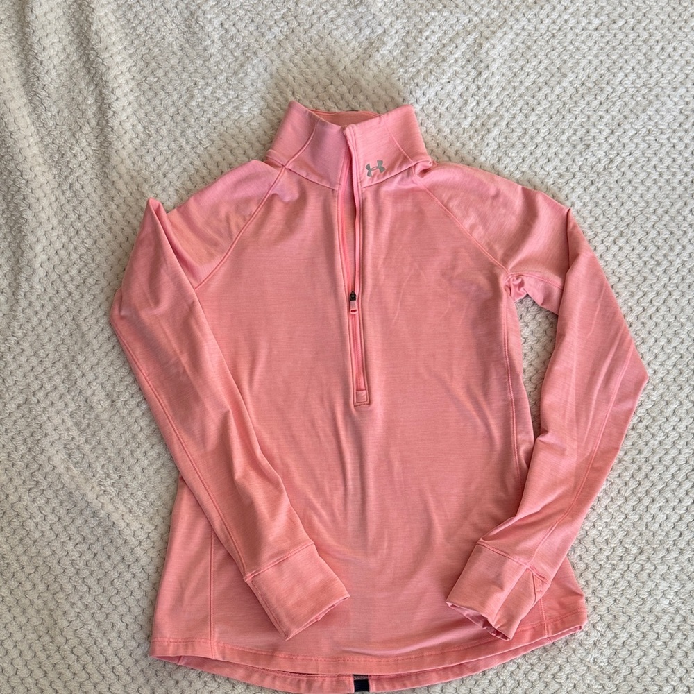 3 for $25! Under Armour Coral Quarter-Zip Top